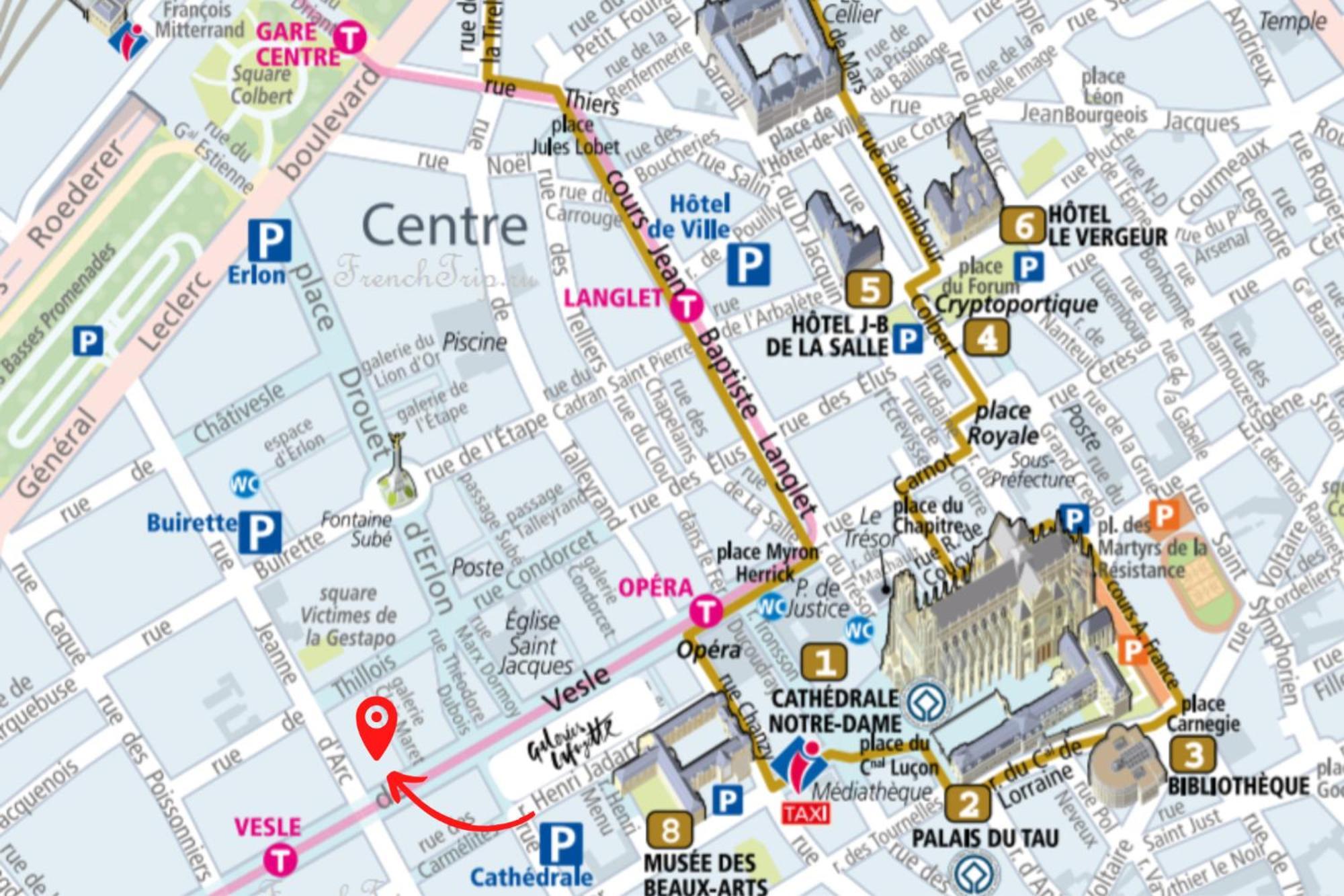 Refuge Urbain - Ideal Pro, Familles & Amis - Le Calme En Hypercentre - Wifi Haut Debit - Netflix - Machine A Laver - Gare, Cathedrale, Commerces, Restaurants & Transports En Commun A Moins De 10 Minutes A Pied Reims Eksteriør bilde
